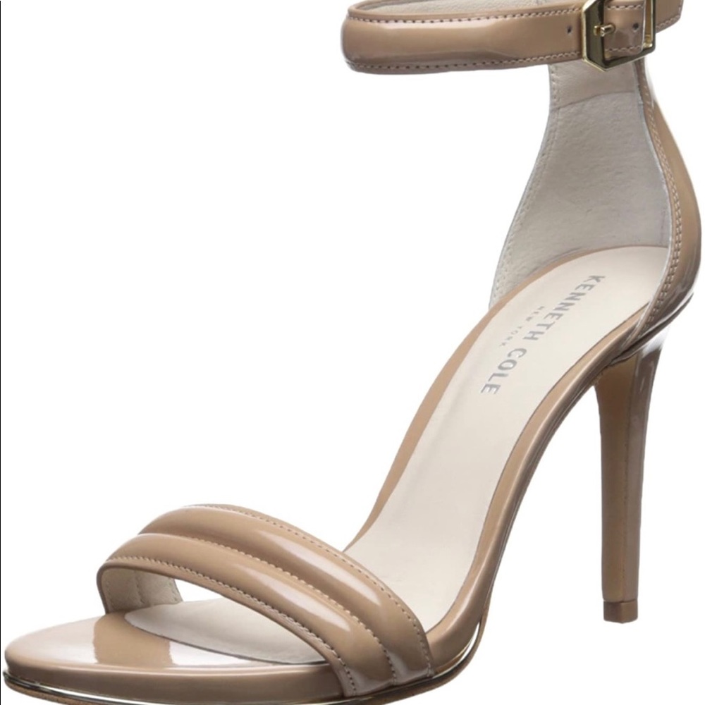 Nude Kenneth Cole Ankle Strap Heels